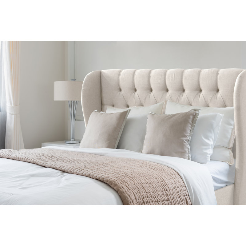 Wayfair Custom Upholstery™ Elsa Upholstered Wingback Headboard